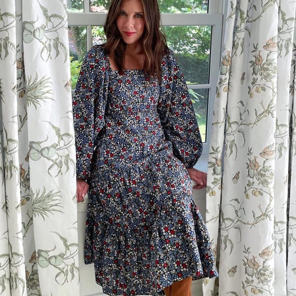 Summersalt Tiered Puff Sleeve Dress